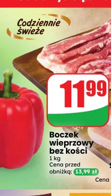 Boczek wieprzowy bez kości Agro Rydzyna promocja w Dino