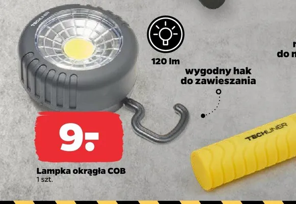 Lampka okrągła COB promocja w Netto