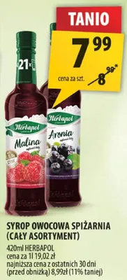 Syrop owocowa spiżarnia (cały asortyment) promocja w Arhelan