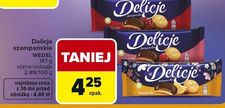Delicje szampańskie różne rodzaje promocja w Carrefour Market