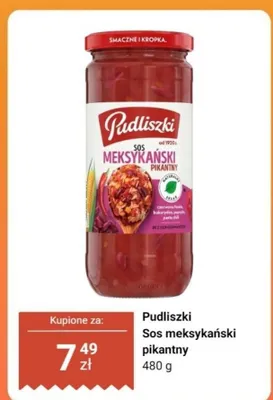 Sos meksykański pikantny promocja w Dino