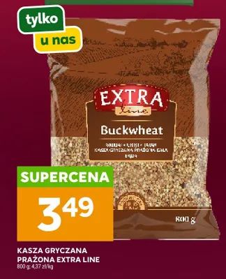 Kasza gryczana prażona Extra Line Buckwheat promocja w Stokrotka