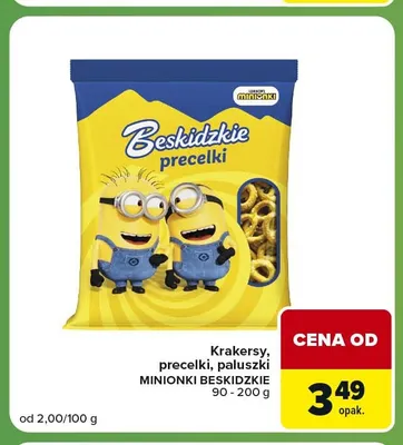 Precelki Minionki Beskidzkie promocja w Carrefour Express
