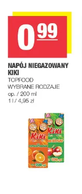 Napój niegazowany Kiki promocja w SPAR