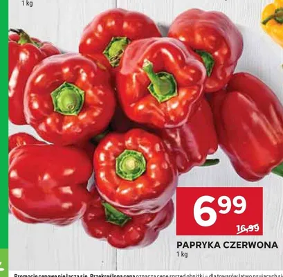 Papryka czerwona promocja w Stokrotka