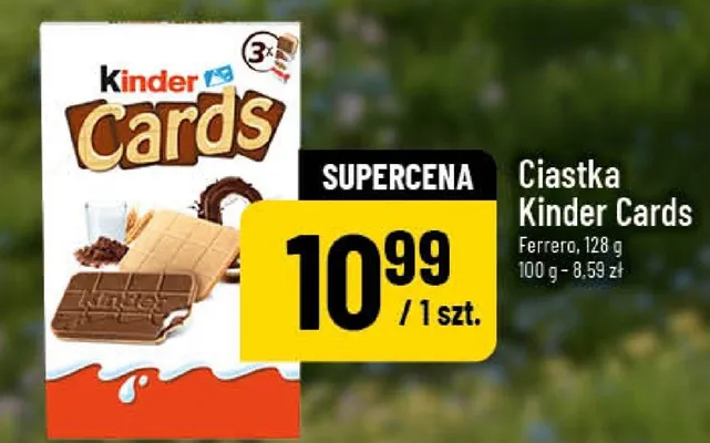 Ciastka Kinder Cards promocja w POLOmarket