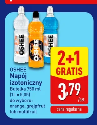 Napój izotoniczny Oshee multifruit promocja w Aldi
