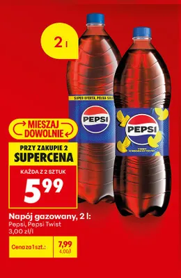 Napój gazowany Pepsi promocja w Biedronka