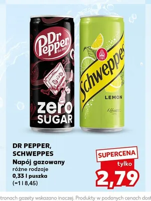 Napój gazowany Schweppes Lemon promocja w Kaufland
