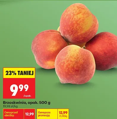 Brzoskwinia promocja w Biedronka