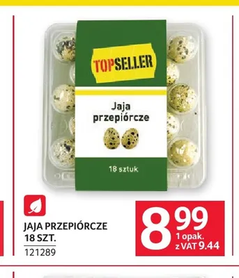 Jajka przepiórcze Topseller promocja w Selgros