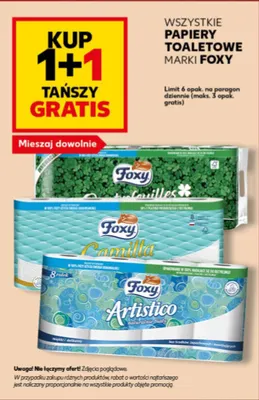 Papiery toaletowe marki Foxy promocja w Kaufland