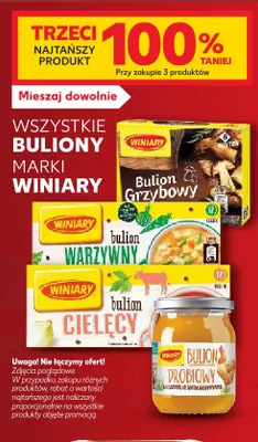 Bulion cielęcy Winiary promocja w Kaufland