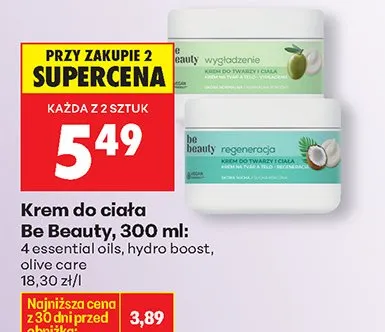 Krem do ciała 4 essential oils promocja w Biedronka