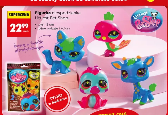 Figurka niespodzianka Littlest Pet Shop promocja w Biedronka