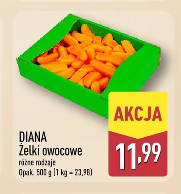 Żelki owocowe Diana promocja w Aldi
