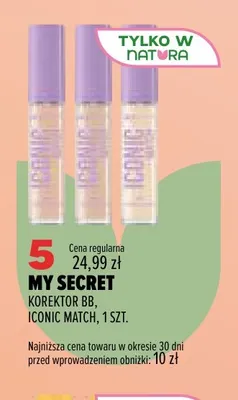 Korektor BB Iconic Match My Secret promocja w Drogerie Natura