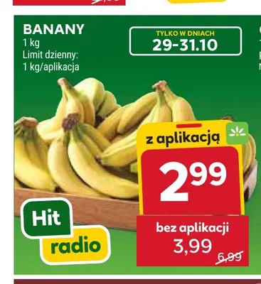 Banany promocja w Stokrotka