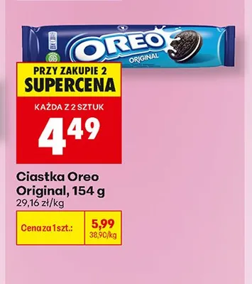 Ciastka Oreo Original promocja w Biedronka