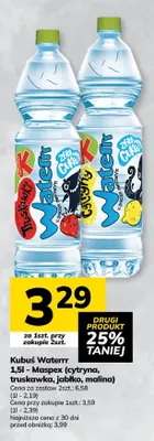 Napój Kubuś Waterrr truskawka promocja w Hitpol