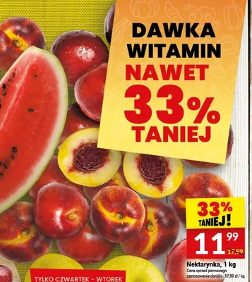 Nektarynka promocja w Twój Market