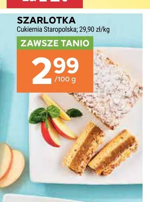 Szarlotka Cukiernia Staropolska promocja w Stokrotka