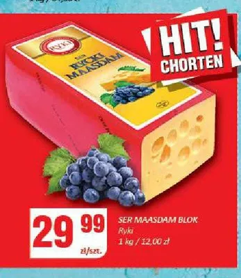 Ser Maasdam blok Ryki promocja w Chorten