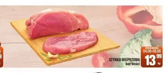 Szynka wieprzowa bez kości promocja w Tomi Markt