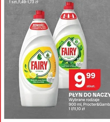 Płyn do naczyń Fairy promocja w Chorten