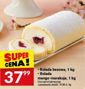 Rolada bezowa promocja w Twój Market
