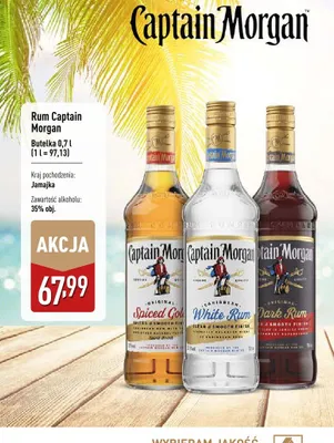 Rum Captain Morgan promocja w Aldi