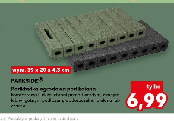 Podkładka ogrodowa pod kolana Parkside promocja w Kaufland