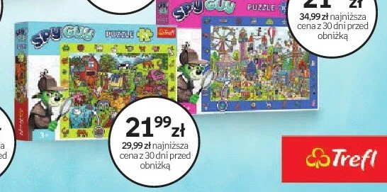 Puzzle Trefl Spy Guy promocja w Empik