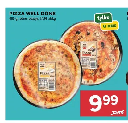 Pizza Well Done promocja w Stokrotka