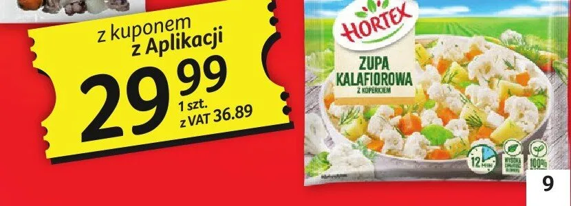 Zupa kalafiorowa Hortex promocja w Selgros