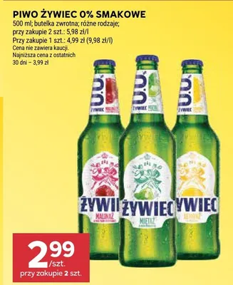 Piwo żywiec 0% smakowe promocja w Stokrotka