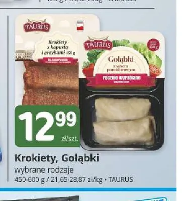 Gołąbki Taurus promocja w Marketvita