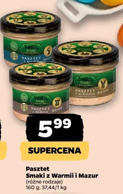 Pasztet, różne rodzaje Smaki z Warmii i Mazur promocja w Netto