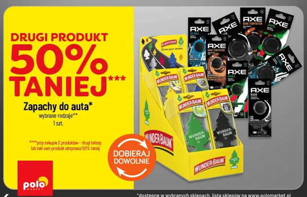 Zapachy do auta promocja w POLOmarket