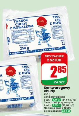 Ser twarogowy chudy z Kowalewa promocja w Dino