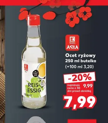 Ocet ryżowy Asia promocja w Kaufland