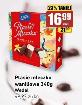 Ptasie mleczko waniliowe Wedel promocja w API Market