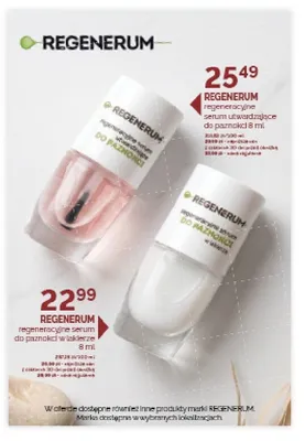 Regeneracyjne serum utwardzające do paznokci Regenerum promocja w Ziko Dermo