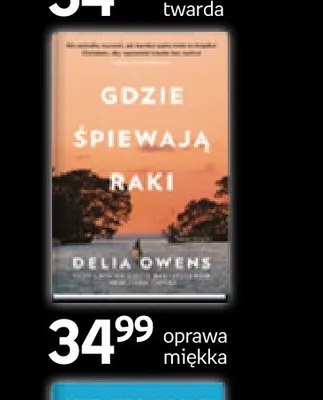 Książka Gdzie śpiewają raki Delia Owens promocja w Empik