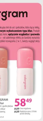 Tint do ust i policzków Colorgram Nude Blur 06 lucky berry promocja w Hebe