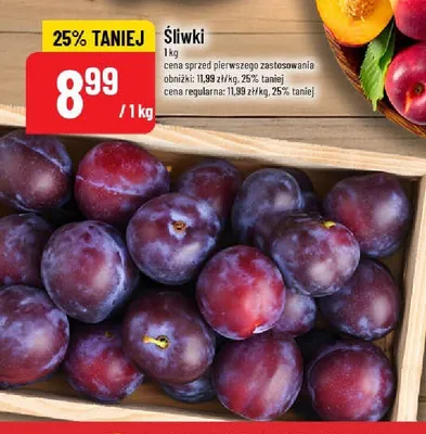 Śliwki promocja w POLOmarket