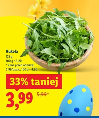 Rukola promocja w Lidl
