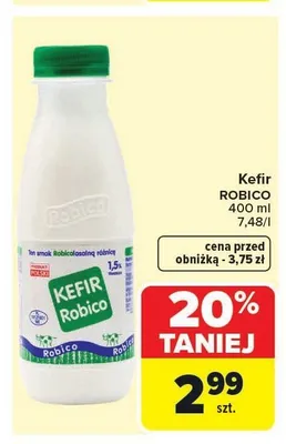Kefir ROBICO promocja w Carrefour