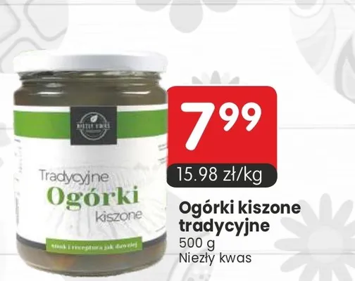 Ogórki kiszone tradycyjne promocja w Market Point
