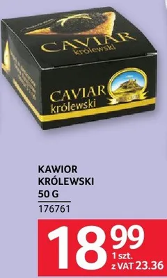 Kawior królewski 50 g promocja w Selgros